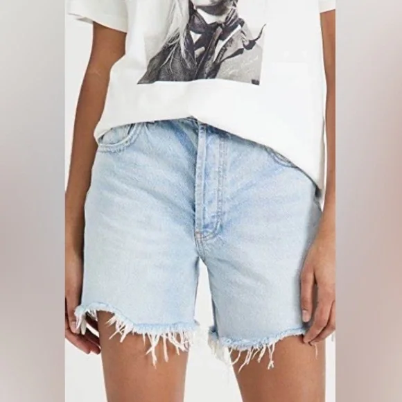 ANINE BING The Kit Blue Shorts Sz 30 **NWT** - Picture 3 of 16